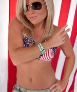 Madden spoils her members for the 4th.  If you sign up, you'll see her nips, period!